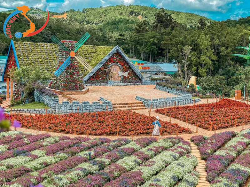 TOUR ĐÀ LẠT TẾT ẤT TỴ - GIAO LƯU CỒNG CHIÊNG - MONGO LAND – KDL FRESH GARDEN - SAMTEN HILL